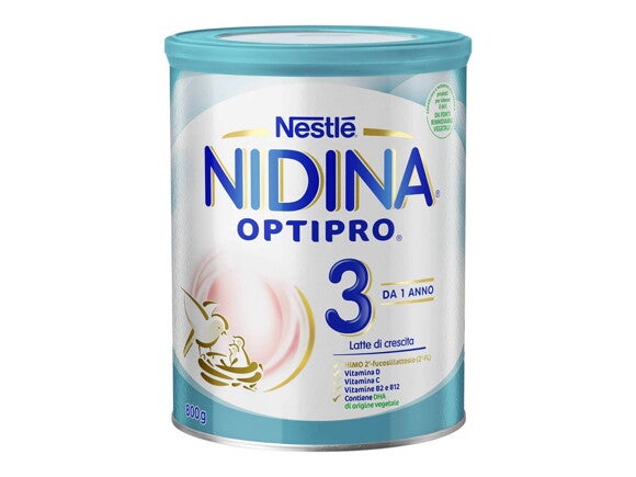 NESTLÉ NIDINA Optipro 2 Latte di proseguimento liquido da 6 mesi, 12 Brick  da 500 ml (6 L)