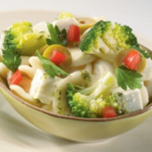 Insalata di retichelle, broccoli e feta